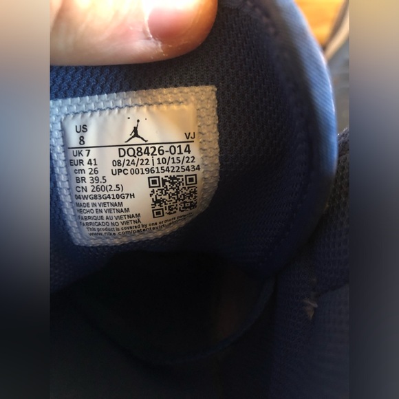 Grey And Blue Jordan 1 - Picture 7 of 7